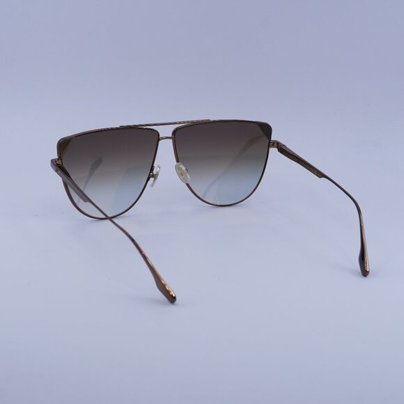 Victoria Beckham VB239S 230 Sunglasses Brown Aviator Frame, Brown Lenses - Picture 6 of 11